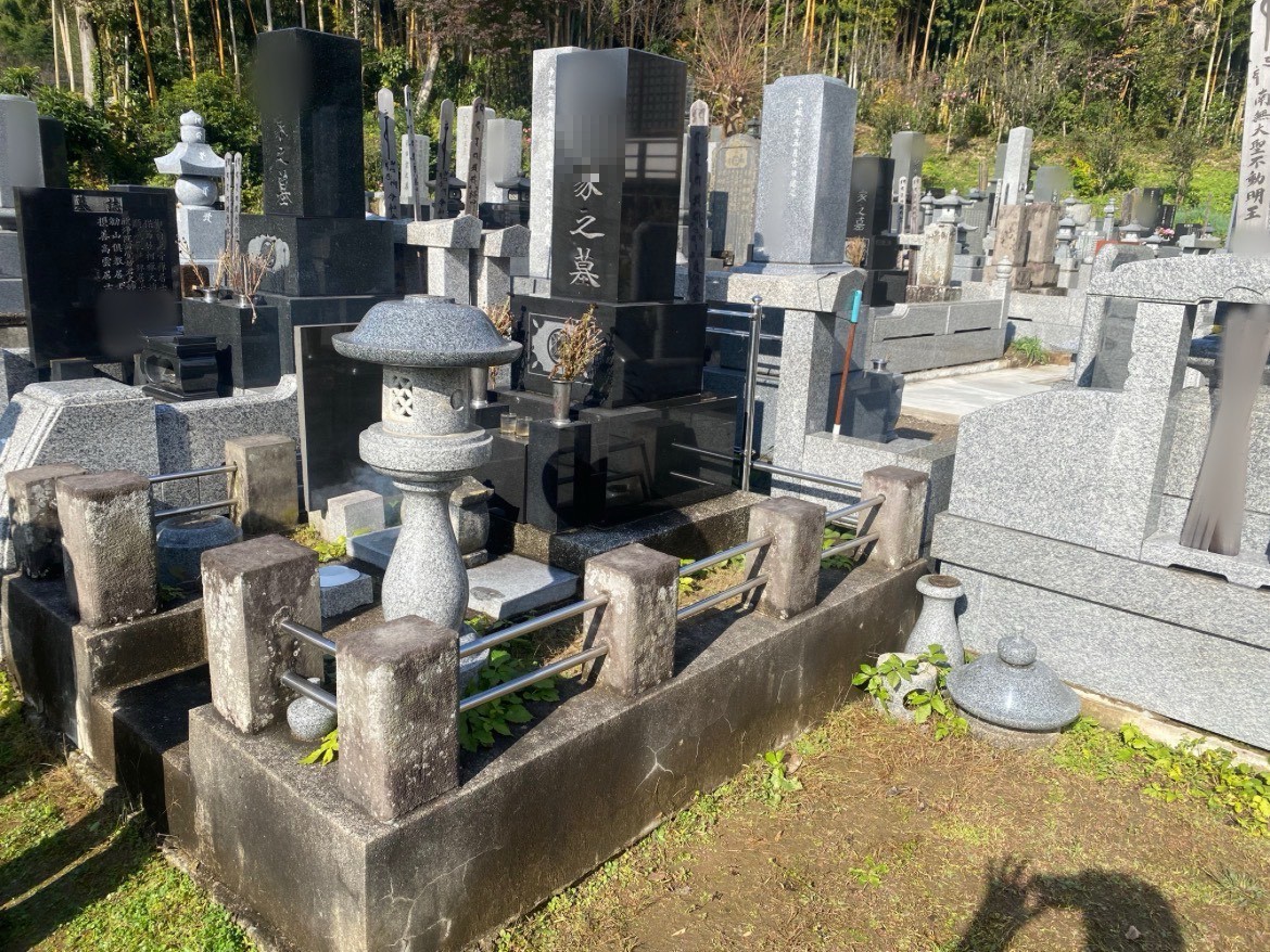 もともとは、この区画と隣の区画に分かれていました